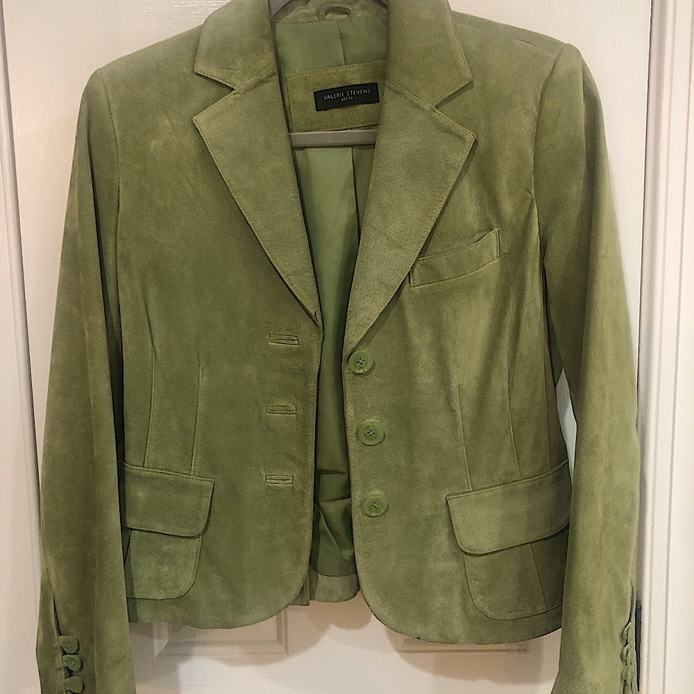 Valerie Stevens suede blazer 6P